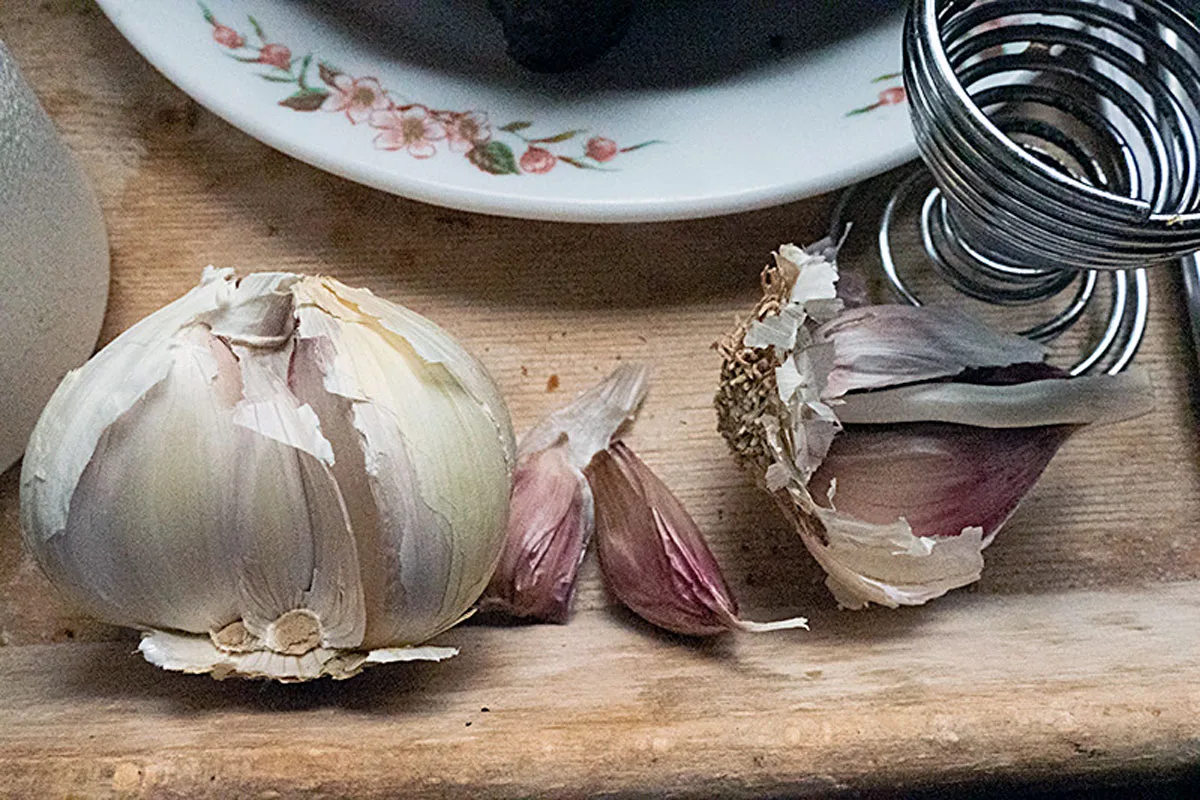Wennen aan olijfolie en knoflook